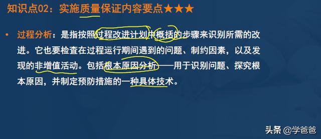 2年信息系統(tǒng)項目管理師黃金考點實施質(zhì)量保證，軟考高級學(xué)霸筆記"